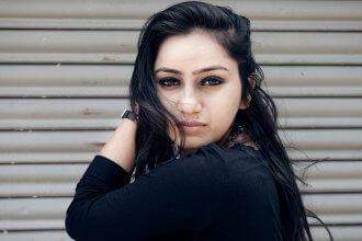 Pokład na twarz kobiety