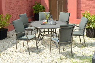 krzesło ogrodowe z poduszka